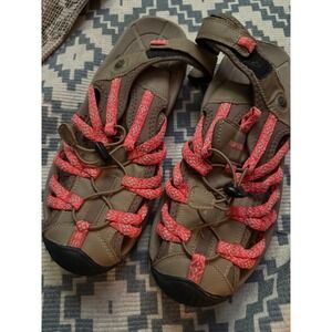 Womens Walking Sandals Hiking Water Shoes Coral Straps Adjustable  size11
